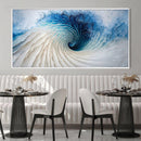 Swirl Blue Depth Canvas