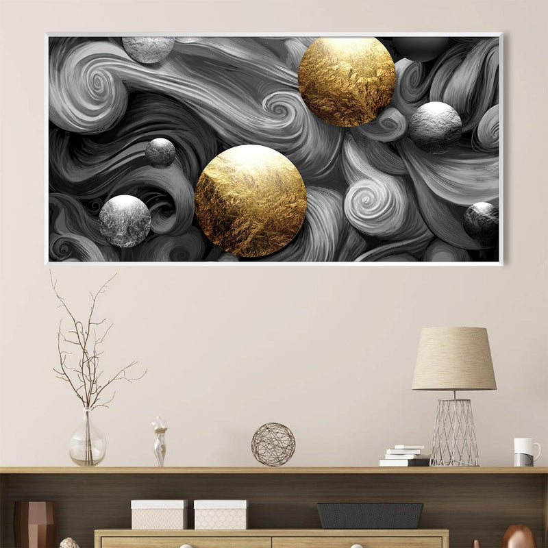 Swirling Spheres Canvas