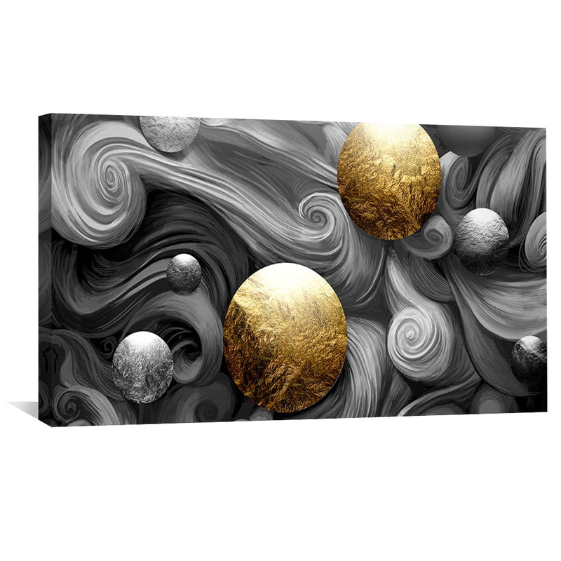 Swirling Spheres Canvas