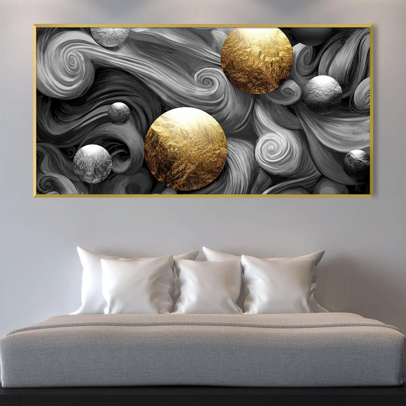 Swirling Spheres Canvas