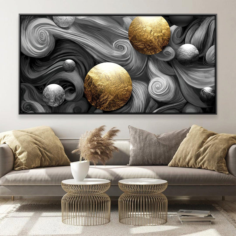 Swirling Spheres Canvas