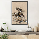 Swirling Stallion Oil Painting