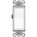 USE Momentary Contact Decorator Switch Single Pole 15A 120-277V  - White
