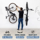 Swivel Mount Bike Storage Rack | Garage Wall Hook by StoreYourBoard