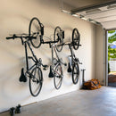 Swivel Mount Bike Storage Rack | 2 Bike Garage Wall Hooks | Mud