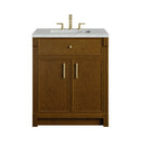 James Martin Bellshire 30" Single Bathroom Vanity, Honey Oak