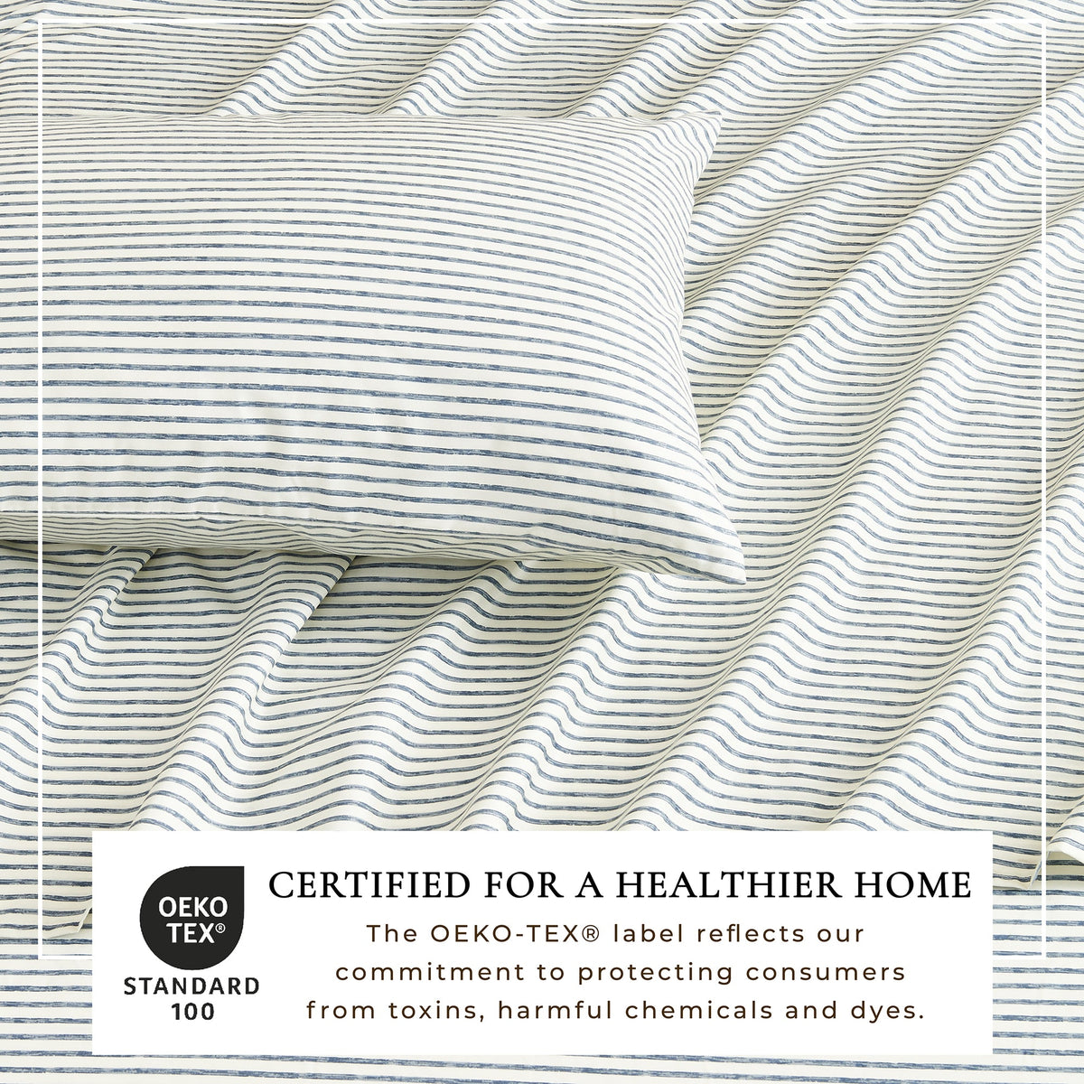 Striped Sheet Set - Evette Collection, photo 3 of 40