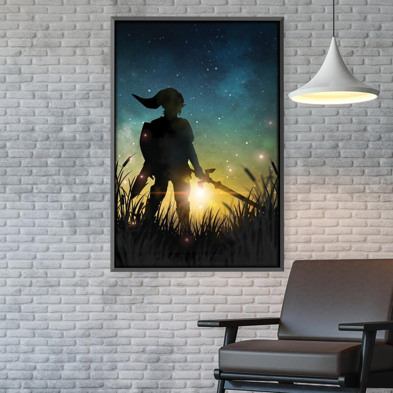 Sword in the Grass Canvas