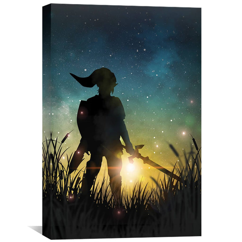 Sword in the Grass Canvas