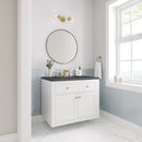 James Martin Chicago 36" Single Bathroom Vanity, Glossy White