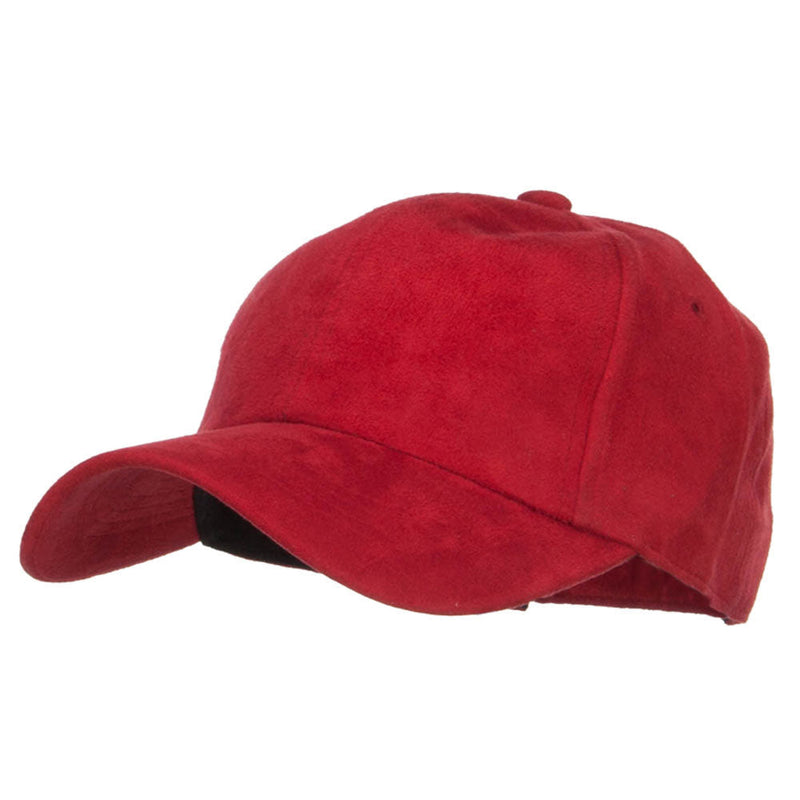 Structured Faux Suede Cap