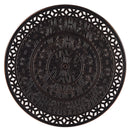 Aluminum 44-in Round Propane Fire Table with Beads, Covers and Lid