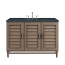James Martin Portland 48" Single Bathroom Vanity, Whitewashed Walnut