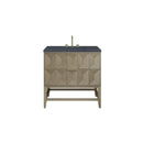 James Martin Emmeline 36" Single Bathroom Vanity, Pebble Oak