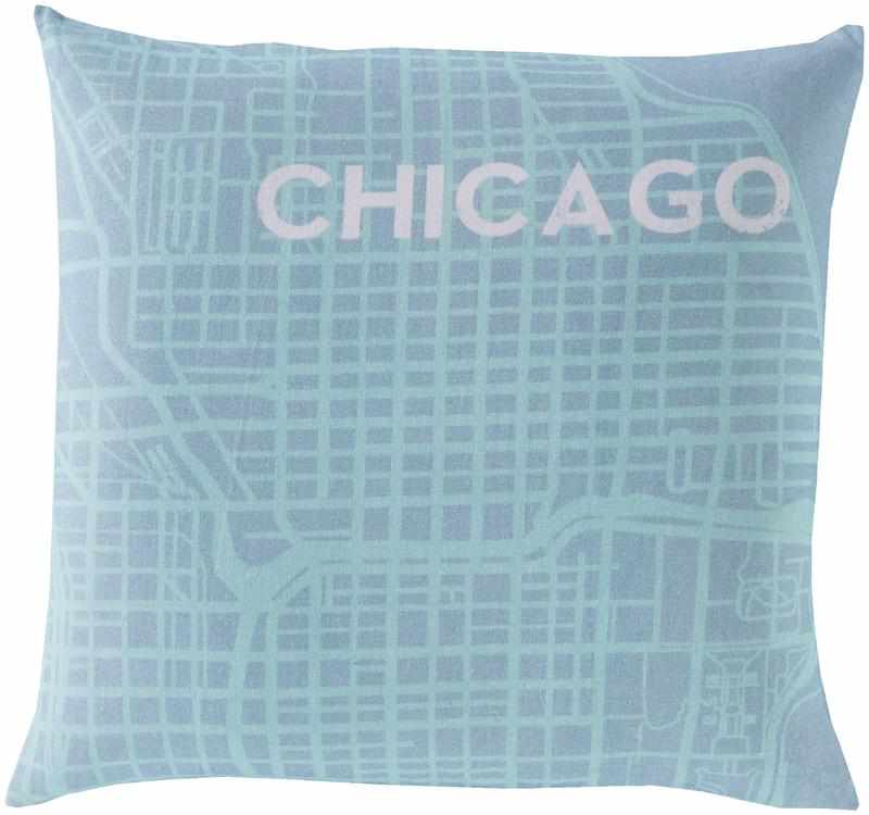 Hamingen Teal Pillow Cover