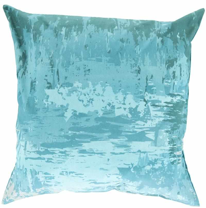 Heino Teal Pillow Cover