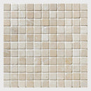 Sylvester Beige Tumbled 1x1 Marble Mosaics 12x12