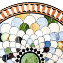Symphony Blend Multi Finish Round Marble Medallions 48x48