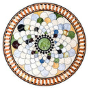 Symphony Blend Multi Finish Round Marble Medallions 48x48