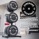 Synergee Olympic Weight Plate & Barbell Holder