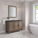 James Martin Portland 48" Single Bathroom Vanity, Whitewashed Walnut