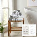 Decorative Cotton Stripe Bath Towel Set - Noelle Collection by Great Bay Home