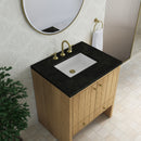 James Martin Hudson 30" Single Bathroom Vanity, Light Natural Oak