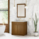 James Martin Bellshire 36" Single Bathroom Vanity, Honey Oak