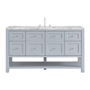 James Martin Breckenridge 60" Single Bathroom Vanity, Serenity Blue