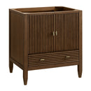 James Martin Myrrin 30" Single Bathroom Vanity, Mid-Century Walnut