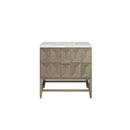 James Martin Emmeline 36" Single Bathroom Vanity, Pebble Oak