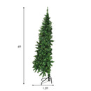 Pre-Lit Artificial Half National Christmas Tree with 8 Flash Modes by LJGDeals