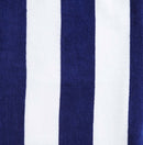 Cotton Velour Cabana Stripe Beach Towel - Novia Collection by Great Bay Home