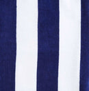 Cotton Velour Cabana Stripe Beach Towel - Novia Collection by Great Bay Home