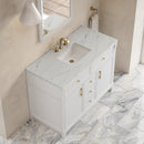 James Martin Bellshire 48" Single Bathroom Vanity, Bright White