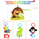 4-in-1 Baby Play Gym Mat with 3 Hanging Educational Toys by LJGDeals