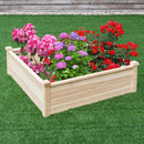 Wooden Square Garden Vegetable Flower Bed by LJGDeals