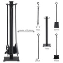 5 Pieces Fireplace Iron Fire Place Tool Set by LJGDeals