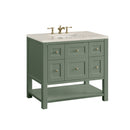 James Martin Breckenridge 36" Single Bathroom Vanity, Smokey Celadon