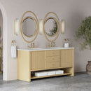 James Martin Marigot 72" Double Bathroom Vanity, Sunwashed Oak