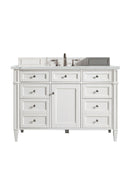 James Martin Brittany 48" Single Bathroom Vanity, Bright White