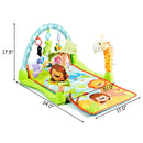 4-in-1 Baby Play Gym Mat with 3 Hanging Educational Toys by LJGDeals
