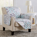 Reversible Floral Patchwork Furniture Protector - Maribel Collection by Great Bay Home