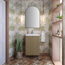 James Martin Chianti 20" Floating Single Bathroom Vanity, Walnut Whisper