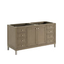 James Martin Chicago 60" Double Bathroom Vanity, Walnut Whisper