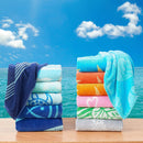 Cotton Velour Beach Towel - Maui Collection by Great Bay Home