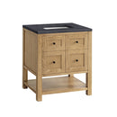 James Martin Breckenridge 30" Single Bathroom Vanity, Light Natural Oak