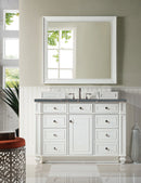 James Martin Bristol 48" Single Bathroom Vanity, Bright White