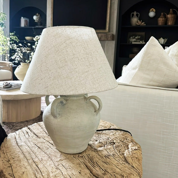 Artisan Inspired Round Table Lamp