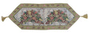 DaDa Bedding Rustic Floral Bouquet Lights Holiday Tapestry Dining Table Runner (6068)